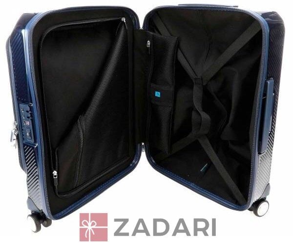 Чемодан на 4-х колесах синий Piquadro CUBICA/Blue S Маленький BV4736CB_BLU