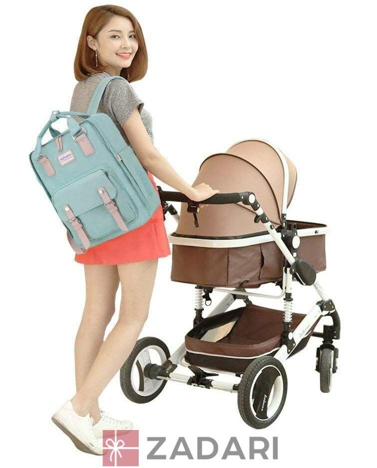 Рюкзак для мам Sunveno Diaper Bag Classic Green NB26078.CLG зеленый 19 л