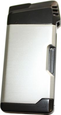 Зажигалка для трубки с двойником серебристая Silver Match 40674225SL