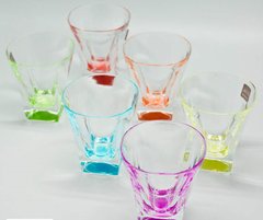 Набор 6 цветных бокалов для виски FUSION COLOUR Suggest 197-5001
