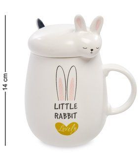 MUG-127/4 Прикольная кружка на подарок "Крошка кролик"
