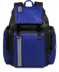 Рюкзак Piquadro с отдел. для ноутбука 13/iPad/iPad Air/iPad mini PULSE/Black-Blue CA3351P15_NB