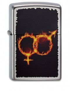 Запальничка Zippo Man Woman Fire 28446