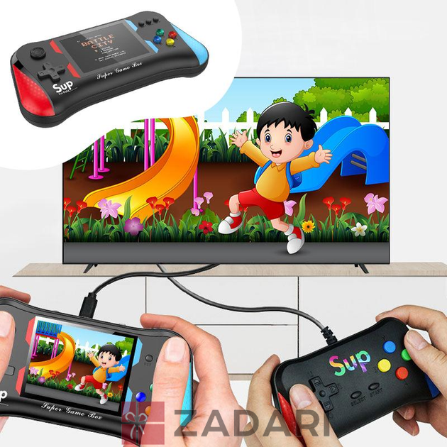 Игровая консоль приставка SUP X7M с дополнительным джойстиком Dendy SEGA 500в1 TYU01-DFR02