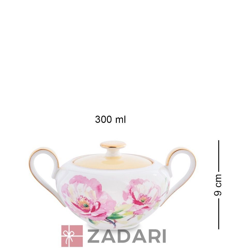 JK- 83 Чайный сервиз на 6 перс. "Пионы" (Torino Peony Pavone)