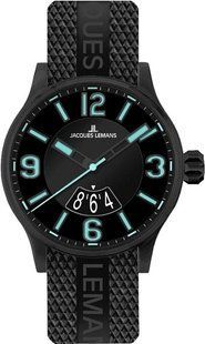 Мужские часы Jacques Lemans Sports Porto Luminous 1-1729E