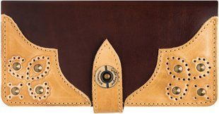 Гаманець Gato Negro Retro Brown | Ivory GN233