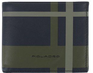 Портмоне Piquadro TAG/CheckBlue PU4518TAGR_CHECKBLU