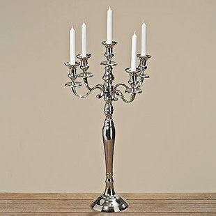 Подсвечник Виктория серебристый канделябр h78см 3156800