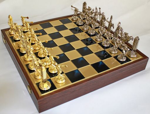 Элитные шахматы Manopoulos SK17BLU