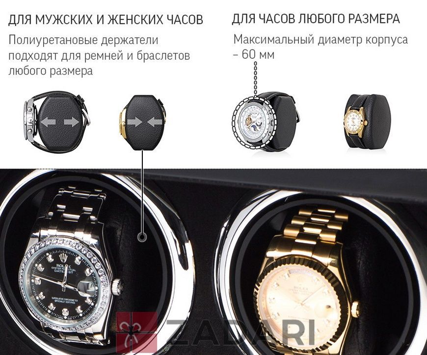 Скринька для підзаводу 4 годин Rothenshchild RS-LTG8004BF-D