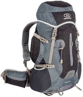 Рюкзак туристичний Highlander Rocky 35 + 5 Black / Grey