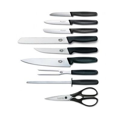 Набір кухонних ножів Victorinox з дерев'яною підставкою Vx51193.9