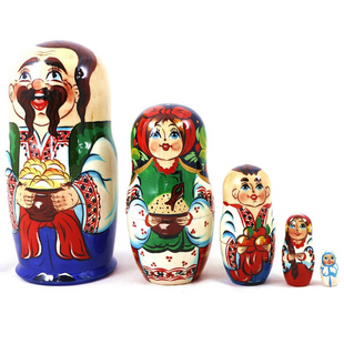 Матрешка 5-х мальчик украинец 16 см Grand Present М-24