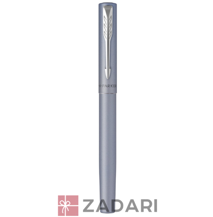 Ручка перова Parker VECTOR 17 XL Metallic Silver Blue CT FP F 06 111