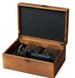 Набір для віскі в дерев'яній скриньці (2 склянки, 2 підставки, кулі для охолодження 6 шт та щипці) 980042