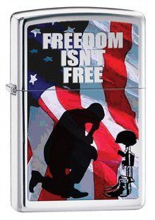 Зажигалка Zippo Freedom Isnt Free 28336