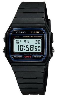 Мужские часы Casio Standard Digital F-91W-1Q