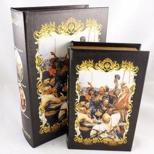 Шкатулка 2х- Запорожцы 22-KSH-XZ-PUXR104