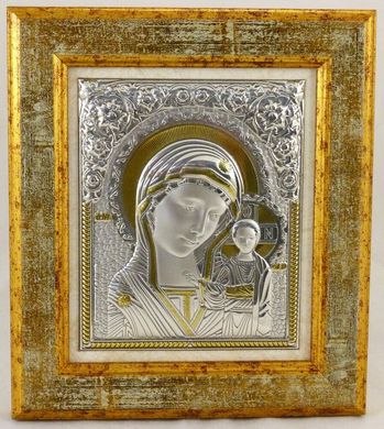 Икона Казанская в деревянной рамке 3042