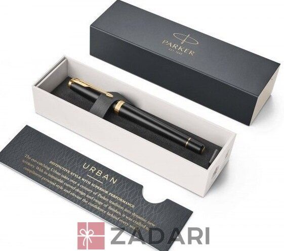 Чорнильна ручка Parker URBAN 17 Premium Muted Black GT FP F 30 011