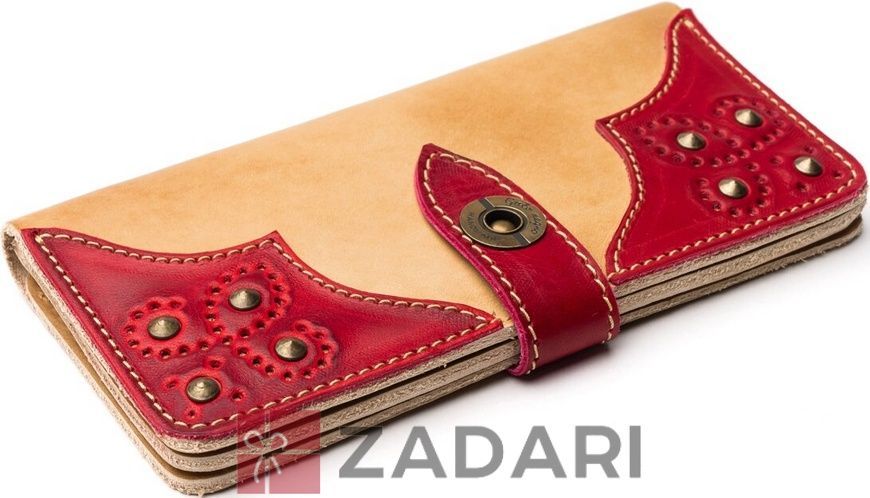 Кошелек Gato Negro Retro Red|Ivory GN235