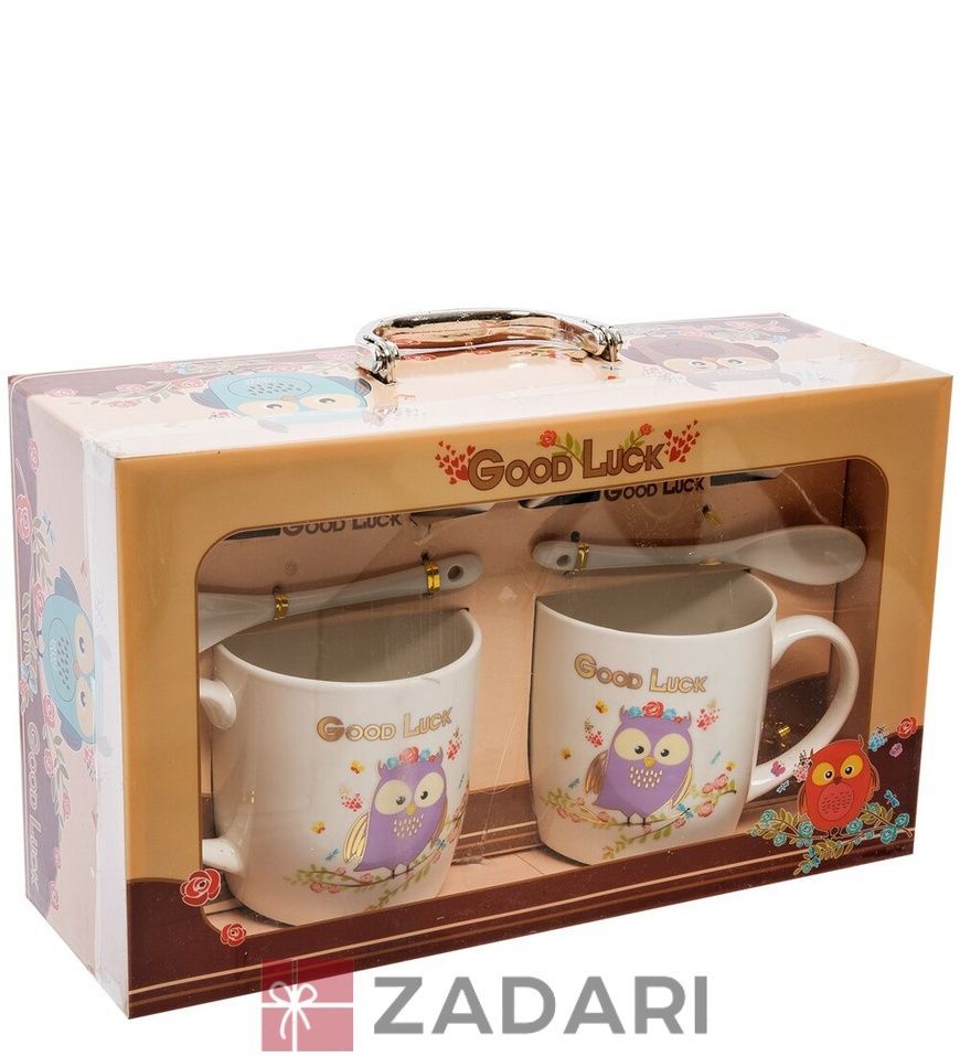 MUG-219 Н-р из 2-х кружек в подарочной коробке в асс. - Вариант A