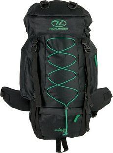 Рюкзак туристичний Highlander Rambler 44 Black / Forest Green