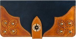Гаманець Gato Negro Retro Blue | Orange GN237