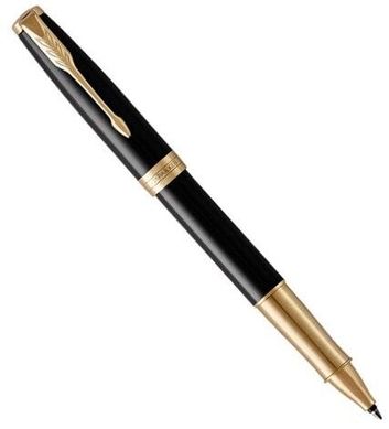 Ручка роллер Parker SONNET 17 Black Lacquer GT RB 86 022