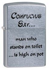 Запальничка Zippo Confucius Say Man Pot 28459