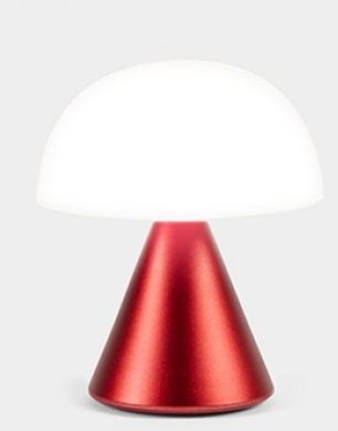 Мини светодиодная лампа Lexon MINA, 8,3 х 7,7 см, красная 7908