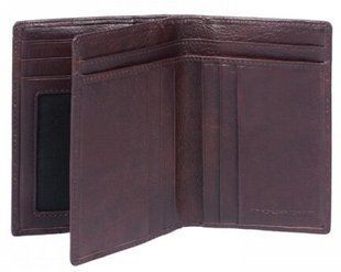 Портмоне Piqaudro VIBE/D.Brown верт. з відділ. для монет PU3243VI_TM