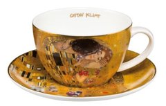 Чашка с блюдцем Goebel «The Kiss» Gustav Klimt 66-532-01-1