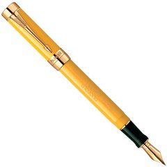 Чорнильна ручка Parker Duofold Mandarin Yellow GT Limited Edition 97 710M