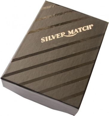 Зажигалка газовая серебристая Silver Match 40674271CH