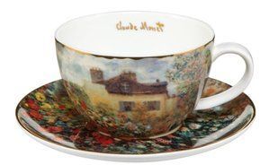 Чашка с блюдцем Goebel &laquo;Домик художника&raquo; Mone 66-532-05-1