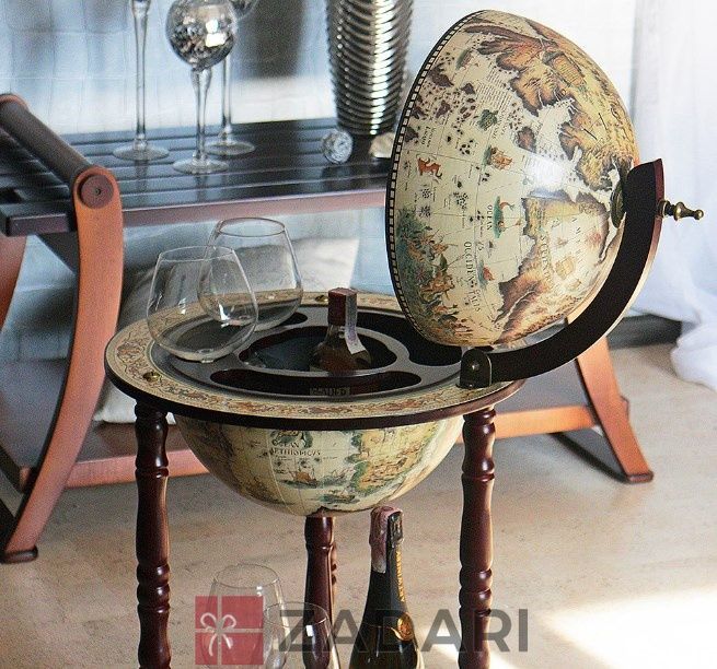 Підлоговий глобус бар 33001W-R