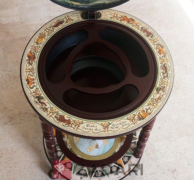Підлоговий глобус бар 33001W-R