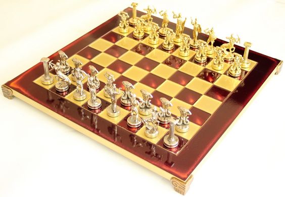Элитные шахматы Manopoulos "Титаны" S6RED