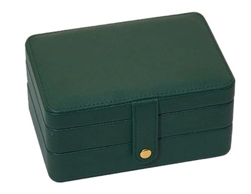 Скринька для зберігання прикрас, кейс для біжутерії, органайзер для коштовностей, 17 Х 12 Х 8 СМ зелена ZX-0092GREEN
