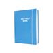 Потайная фляга в книге, нержавеющая, Self help book, голубая