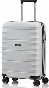 Чемодан Titan HIGHLIGHT / Off-White S Маленький Ti842406-33