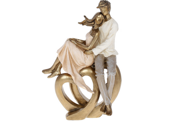 Декоративная статуэтка Влюбленные сердца 23.5см K07-114