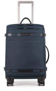 Чемодан на 4 колесах синий малый Piquadro PIERRE/Blue BV4320W80T_BLU