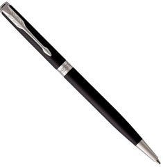 Шариковая ручка Parker SONNET 17 Slim Matte Black Lacquer CT BP 84 931