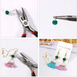 Стартовый набор фурнитуры для изготовления ювелирных изделий и украшений сережек, подвесок, браслетов SNF2976