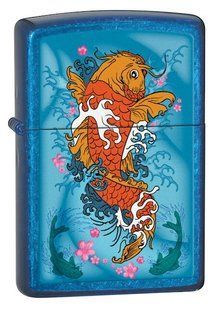Зажигалка Zippo KIO FISH CERULEAN 28139