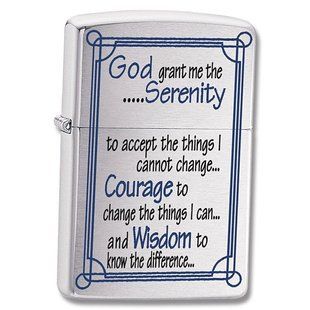 Зажигалка Zippo SERENITY PRAYER 24355