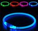 Светодиодный, водостойкий LED ошейник для собак с зарядкой USB размер S,M,L FGH01-JKL03